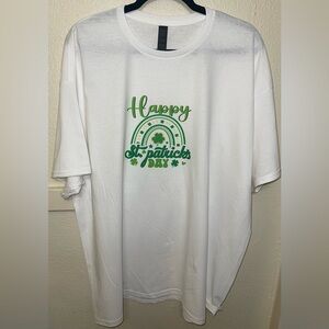 White St. Patrick's Day Tee